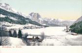Grundlsee im Winter - alte historische Fotos Ansichten Bilder Aufnahmen Ansichtskarten 