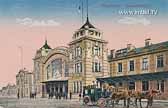 Bahnhof in Klagenfurt - alte historische Fotos Ansichten Bilder Aufnahmen Ansichtskarten 