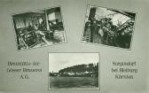 Sorgendorf Braustätte der Gösser Brauerei AG - alte historische Fotos Ansichten Bilder Aufnahmen Ansichtskarten 