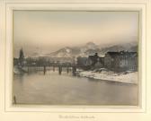 Die alte Holzbrücke - Villach - alte historische Fotos Ansichten Bilder Aufnahmen Ansichtskarten 