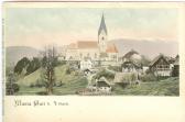 Maria Gail mit Pfarrkirche - Villach - alte historische Fotos Ansichten Bilder Aufnahmen Ansichtskarten 