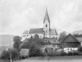 Maria Gail, Ortsansicht mit Pfarrkirche vom Süden - alte historische Fotos Ansichten Bilder Aufnahmen Ansichtskarten 