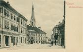 Villach Bahnhofstrasse - alte historische Fotos Ansichten Bilder Aufnahmen Ansichtskarten 