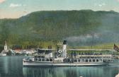 Ossiach mit Dampfschiff Landskron - alte historische Fotos Ansichten Bilder Aufnahmen Ansichtskarten 