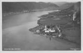 Luftbildaufnahme von Ossiach - Ossiach - alte historische Fotos Ansichten Bilder Aufnahmen Ansichtskarten 