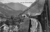 Tauernbahn Südrampe, Zug im Mölltal - alte historische Fotos Ansichten Bilder Aufnahmen Ansichtskarten 