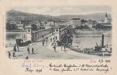 Brücke mit Blick auf Urfar  - Linz - alte historische Fotos Ansichten Bilder Aufnahmen Ansichtskarten 