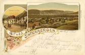 Gruss aus Unterbergen - alte historische Fotos Ansichten Bilder Aufnahmen Ansichtskarten 