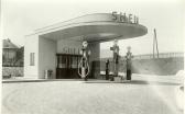 Tankstelle in der Ossiacher Zeile - alte historische Fotos Ansichten Bilder Aufnahmen Ansichtskarten 