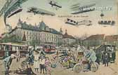 Klagenfurt in der Zukunft - alte historische Fotos Ansichten Bilder Aufnahmen Ansichtskarten 