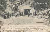 Tunnel der Karawankenbahn - alte historische Fotos Ansichten Bilder Aufnahmen Ansichtskarten 