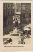 Klagenfurt, Spanheimerbrunnen - alte historische Fotos Ansichten Bilder Aufnahmen Ansichtskarten 