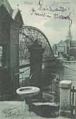 Villach - Draubrücke mit Brunnen - alte historische Fotos Ansichten Bilder Aufnahmen Ansichtskarten 