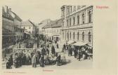 Klagenfurt Fleischmarkt - alte historische Fotos Ansichten Bilder Aufnahmen Ansichtskarten 