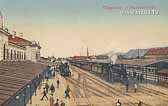 Bahnhof in Klagenfurt - alte historische Fotos Ansichten Bilder Aufnahmen Ansichtskarten 