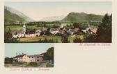 2 Bild Karte Linders Gasthaus und Brauerei  - alte historische Fotos Ansichten Bilder Aufnahmen Ansichtskarten 