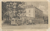 Bahnhof in Bruckneudorf - Burgenland - alte historische Fotos Ansichten Bilder Aufnahmen Ansichtskarten 