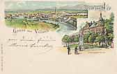 Villach - Hans Gasser Platz - alte historische Fotos Ansichten Bilder Aufnahmen Ansichtskarten 