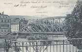 Stadtbrücke in Villach - alte historische Fotos Ansichten Bilder Aufnahmen Ansichtskarten 