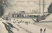 Lendkanal mit Rizzibrücke - Eislaufen - alte historische Fotos Ansichten Bilder Aufnahmen Ansichtskarten 