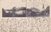 Faak am See, Zweibildkarte - alte historische Fotos Ansichten Bilder Aufnahmen Ansichtskarten 