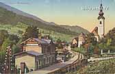 Bahnhof in Tarvis - alte historische Fotos Ansichten Bilder Aufnahmen Ansichtskarten 