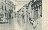 Hochwasser Villach - alte historische Fotos Ansichten Bilder Aufnahmen Ansichtskarten 