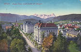 Schulstrasse mit  Bundesbahndirektion - alte historische Fotos Ansichten Bilder Aufnahmen Ansichtskarten 