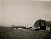 Am Flugplatz in Villach - alte historische Fotos Ansichten Bilder Aufnahmen Ansichtskarten 