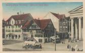 Marktplatz - Rotes Haus - Vorarlberg - alte historische Fotos Ansichten Bilder Aufnahmen Ansichtskarten 