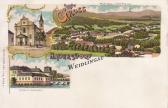 3 Bild Litho Karte - Hadersdorf-Weidlimgau  - Wien - alte historische Fotos Ansichten Bilder Aufnahmen Ansichtskarten 