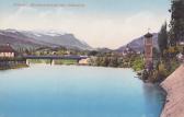 Villach, Eisenbahnbrücke mit Dobratsch - Drauberme - alte historische Fotos Ansichten Bilder Aufnahmen Ansichtskarten 