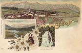 3 Bild Litho Karte - Seefeld - Tirol - alte historische Fotos Ansichten Bilder Aufnahmen Ansichtskarten 