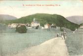 St. Leonhard mit Kirche - Villach - alte historische Fotos Ansichten Bilder Aufnahmen Ansichtskarten 