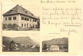 Der Karnerwirt und das Dorf Heiligengeist - Villach - alte historische Fotos Ansichten Bilder Aufnahmen Ansichtskarten 