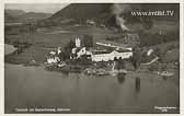 Luftbildaufnahme von Ossiach - alte historische Fotos Ansichten Bilder Aufnahmen Ansichtskarten 