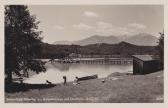 St. Kanzian, Strandbad Amerika am Klopeinersee - alte historische Fotos Ansichten Bilder Aufnahmen Ansichtskarten 