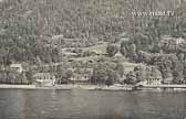 Hotel Bugl vom See - Annenheim - alte historische Fotos Ansichten Bilder Aufnahmen Ansichtskarten 