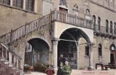 Capodistria, Rathaus Detailansicht - Slowenien - alte historische Fotos Ansichten Bilder Aufnahmen Ansichtskarten 