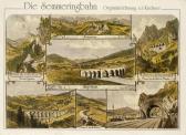 7 Bild Ansicht - Semmeringbahn - Niederösterreich - alte historische Fotos Ansichten Bilder Aufnahmen Ansichtskarten 