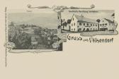 Völkendorf, Gasthof und Handlung Schlieber - Europa - alte historische Fotos Ansichten Bilder Aufnahmen Ansichtskarten 