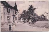 Bahnhofstrasse, Gasthaus Peter Eder - Hermagor - alte historische Fotos Ansichten Bilder Aufnahmen Ansichtskarten 