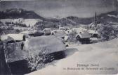 Hermagor im Winter - verschickt nach UK - Hermagor - alte historische Fotos Ansichten Bilder Aufnahmen Ansichtskarten 
