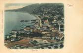 Barcola mit Golf von Triest  - Italien - alte historische Fotos Ansichten Bilder Aufnahmen Ansichtskarten 