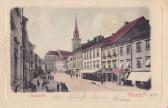 Villach Hauptplatz mit Rautterhaus - Villach - alte historische Fotos Ansichten Bilder Aufnahmen Ansichtskarten 