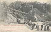 Rosenbachtal: Wasserwehr vor dem Tunnel - St. Jakob im Rosental - alte historische Fotos Ansichten Bilder Aufnahmen Ansichtskarten 