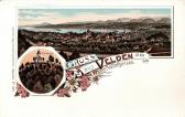 2 Bild Litho Karte - Velden - Villach Land - alte historische Fotos Ansichten Bilder Aufnahmen Ansichtskarten 