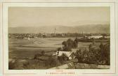 Klagenfurt von der Zigguln - KAB - Oesterreich - alte historische Fotos Ansichten Bilder Aufnahmen Ansichtskarten 