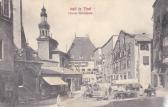 Hall in Tirol, Oberer Stadtplatz - Innsbruck-Land - alte historische Fotos Ansichten Bilder Aufnahmen Ansichtskarten 