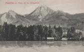 Insel Nordansicht - Faak am See - alte historische Fotos Ansichten Bilder Aufnahmen Ansichtskarten 
